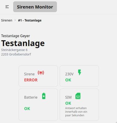 Sirenenmonitor Software